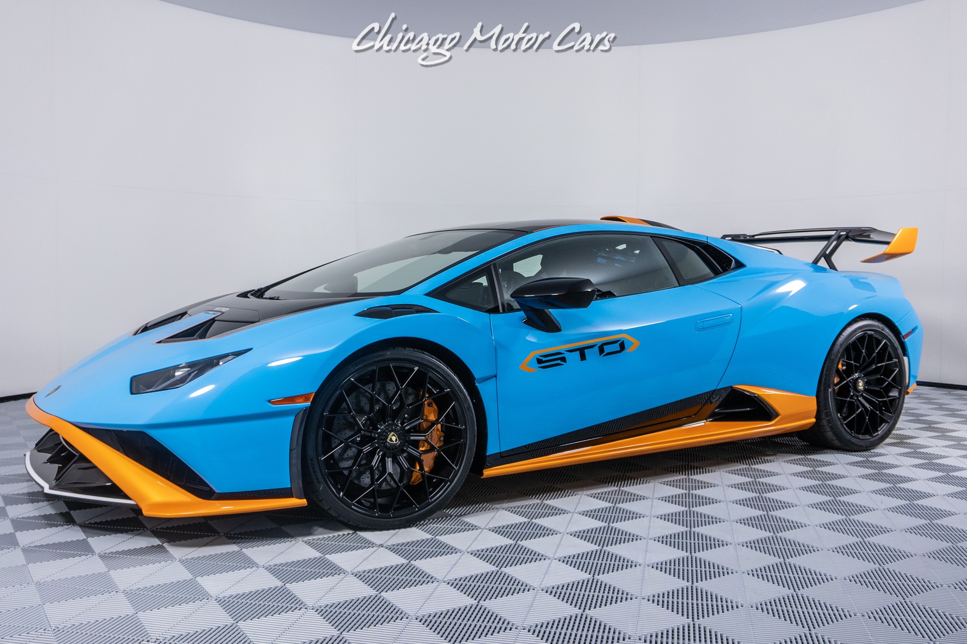 【2本】Lamborghini ランボルギーニ ブルー＆オレンジ Make Up Co., Ltd. / Lamborghini Huracan STO 2021